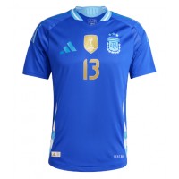 Echipament fotbal Argentina Cristian Romero #13 Tricou Deplasare Copa America 2024 maneca scurta